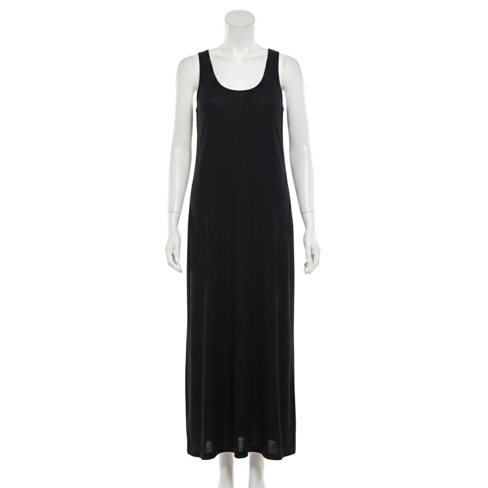 Black Sleeveless Maxi Dress 48” Long Medium